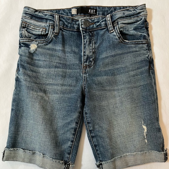 Kut from the Kloth Pants - Kut from the Kloth Sophie Bermuda Denim Shorts